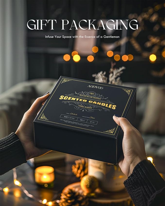 AOOVOO Scented Candles for Men - Image 6