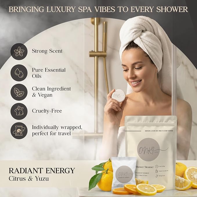 Shower Steamers Aromatherapy 6 Pack – Relaxation, Self Care, Stress Relief - Image 2