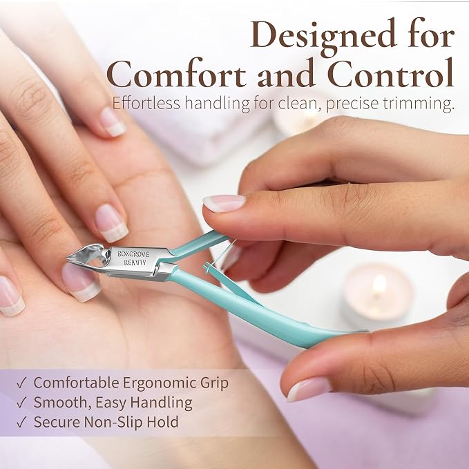 Professional Cuticle Cutter & Pusher Trimmer Manicure Tools - Image 7