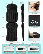 Full Body Bath Pillow for Bathtub, 5D Thick Tub Pillow for Bathtub - Image 2
