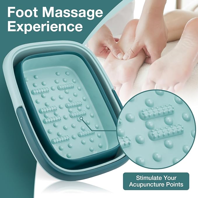 Udefineit Foot Bath Basin, Foldable & Portable Foot Soak Tub - Image 2