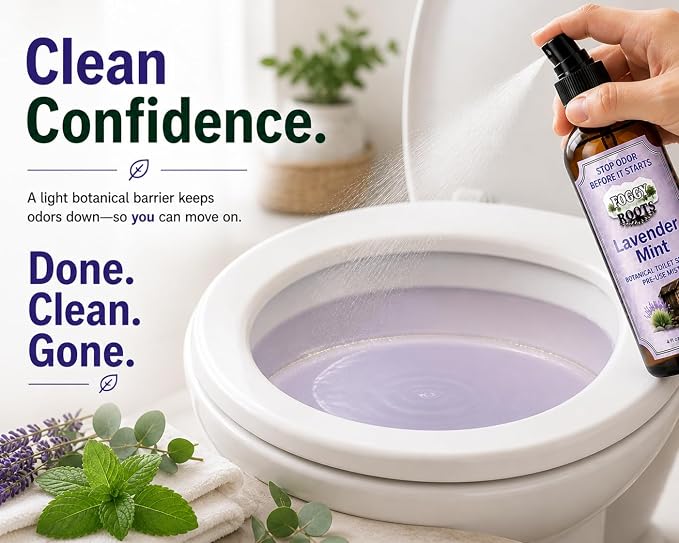 Lavender Toilet Spray – Stops Odor Before It Starts, Bathroom Odor Eliminator - Image 8