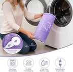 Purple Heating Pad for Back Period Cramps Neck Shoulder Pain Relief, Portable - Image 5