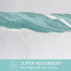 SUNLAND Microfiber Hair Towels Anti Frizz Hair Drying Towel Super Absorbent - Image 6