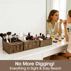 VERONLY Cosmetic Storage Bins Makeup Organizer, Adjustable Multifunction - Image 6