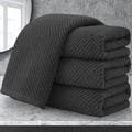 VOOVA & MOVAS Gray Hand Towels for Bathroom, Large 18" x 28" by VOOVAMOVAS