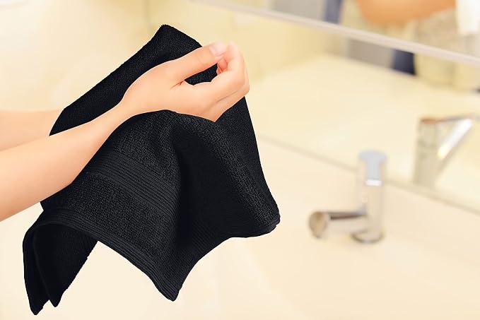 Belizzi Home Ultra Soft 6-Piece Hand Towel Set 16x28-100% Ringspun Cotton - Image 4