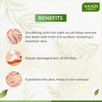 Vaadi Herbals Foot Scrub Foot Scrub Exfoliator Foot Scrub Cream Natural - Image 3