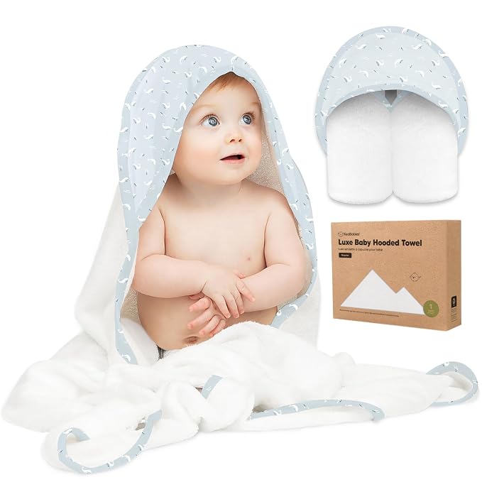 KeaBabies Hooded Baby Towel for Newborn by KeaBabies