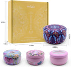 Scented Candles Gift Set for Women 4 Pack Soy Wax Candles - Image 4