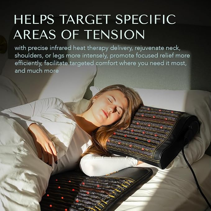 HealthyLine Jet Mat Pillow – Far Infrared Gemstone Heating Pad - Image 3