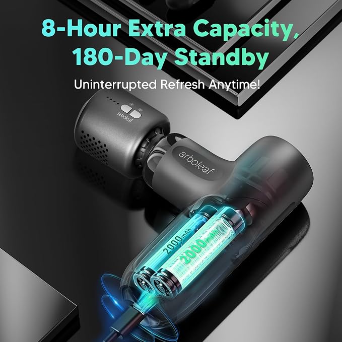 arboleaf Mini Thermacool Massage Gun, Heat and Cool Muscle Massager - Image 6