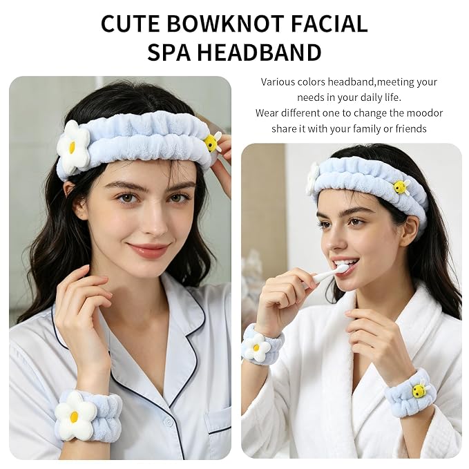 PERFECTSIGHT Kawaii Headband for Spa, Washing Face, Party - Image 4