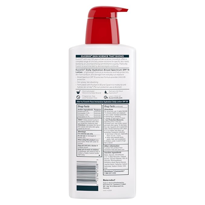Eucerin Daily Hydration Lotion - Image 4