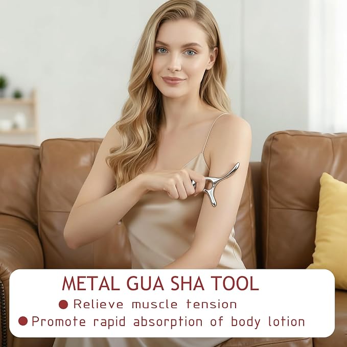 BYYDDIY Women's Facial Lifting and Body Massage Tool, Gua Sha Trigger Point - Image 4