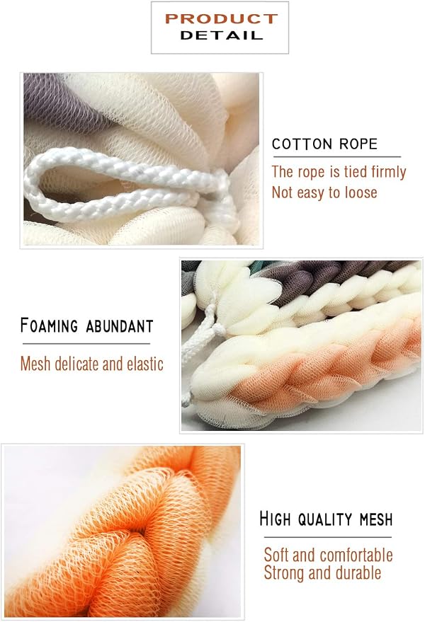 AARAINBOW 2 Packs Upgraded Long Stretch Back Sponge - Image 8