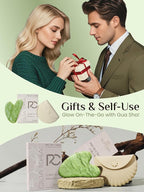 Rena Chris Gua Sha Facial Tools, Jade Guasha Tool - Image 6