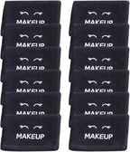 White Classic Bleach Safe Black Makeup Washcloths - Image 2