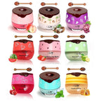 FYEBOO Fruit Lip Mask Set with Honey & Vitamin E, Moisturizing Overnight by FYEBOO