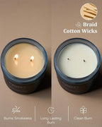 M&SENSE Summer's Night Home Scented Candles, 11.6oz Natural Organic Soy Wax - Image 5