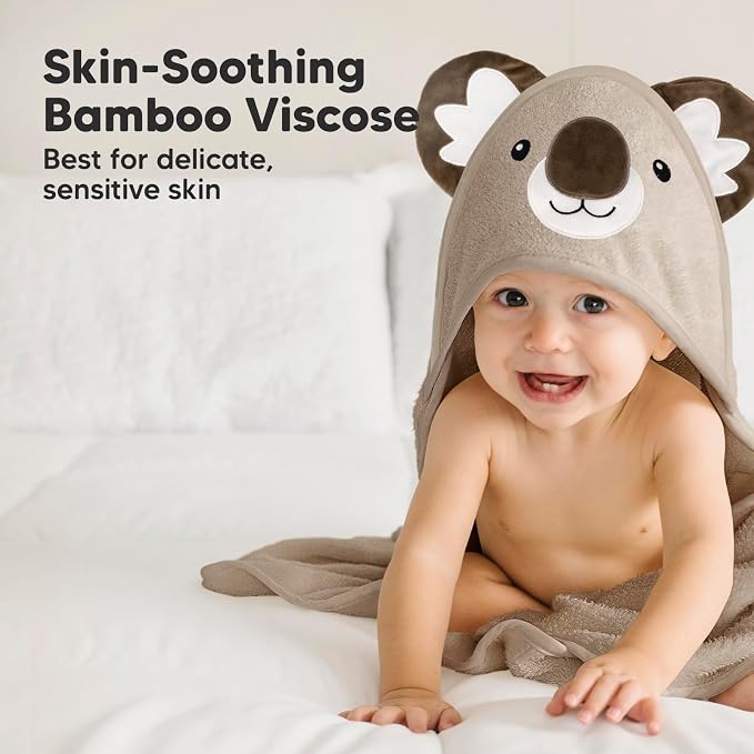 KeaBabies Hooded Baby Towel for Newborn - Image 3