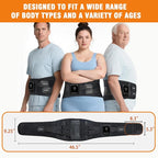 Joyset Cordless Heating Pad for Back Pain Relief, 47-60" Lower Back Massager - Image 4