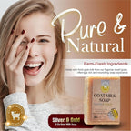 Honey Sweetie Acres Silver and Gold Goat Milk Soap - Image 3