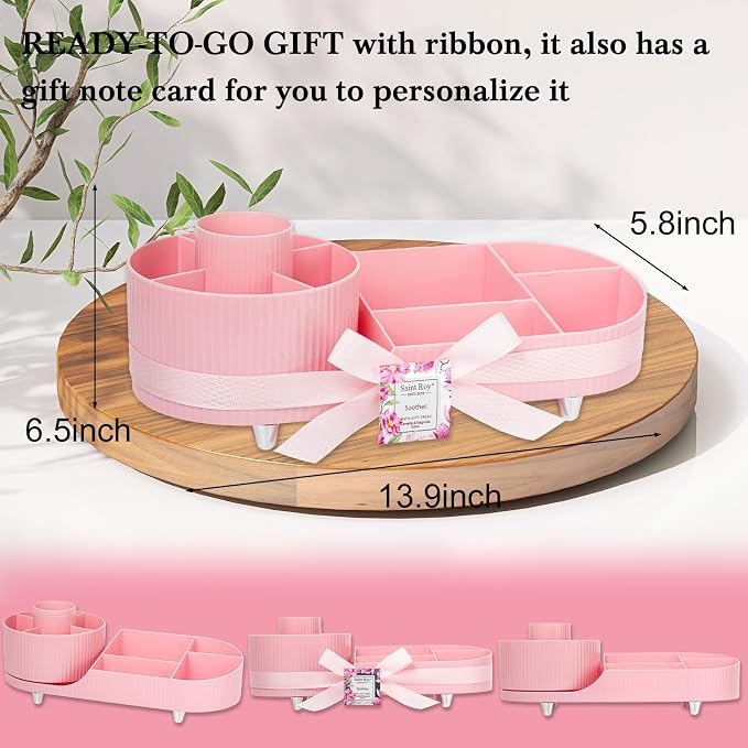 27 Pcs Spa Day Gifts Basket for Women, Camellia & magnolia Bath and Body Gift - Image 7