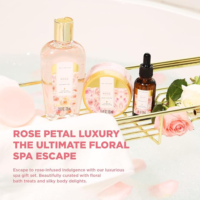 Spa Luxetique Spa Baskets for Women Gift, Womens Spa Gift Baskets, Spa Kit - Image 2