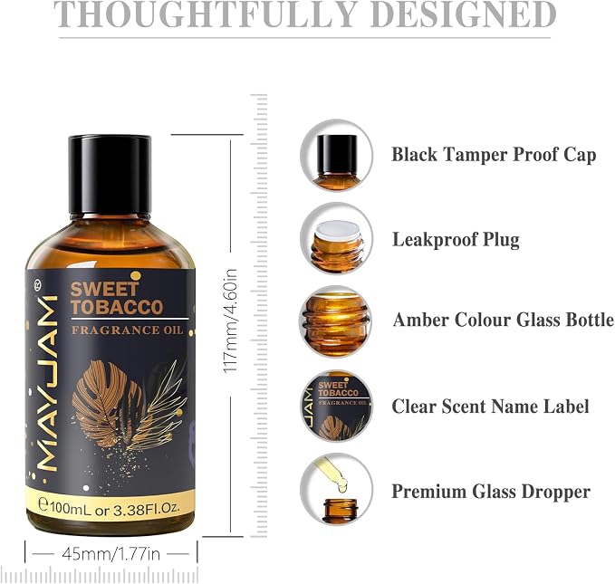 MAYJAM 100ML/3.38FL.OZ Sweet Tobacco Fragrance Oils - Image 8