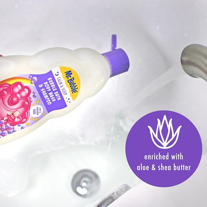 Mr. Bubble Calm and Sleep 3in1 Bubble Bath, Body Wash & Shampoo, 16 oz. - Image 9