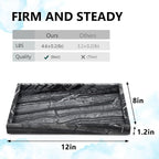 Real Natural Marble Tray for Bathroom, Kitchen and Desktop, Rectangle Genuine - Image 2