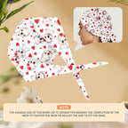Adjustable Scrub Cap with Buttons & Sweatband, Working Hat with Elastic Tie Back - Image 5