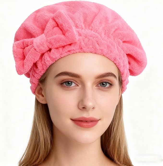 HOPESHINE Microfiber Hair Towel Cap - Image 3