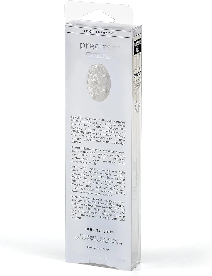 Earth Therapeutics Precisso Platinum Foot File - Image 2