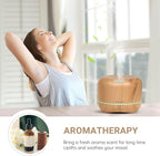 Homeweeks 300ml Essential Oil Diffuser, Quiet Aromatherapy Mist Diffusers - Image 3