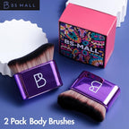 BS-MALL Self Tanning Body Brush Makeup Brushes Set of 2 – Multi-Purpose Body - Image 6