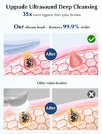 COSLUS JMY05 Facial Cleansing Brush Silicone Face Scrubber: IPX7 Waterproof - Image 2