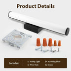 Bathroom Light Fixtures Over Mirror 22IN, 19W 5CCT Dimmable Modern Vanity Lights - Image 8