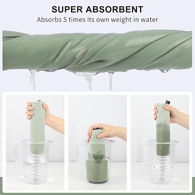 Rainleaf Microfiber Towel Perfect Travel & Gym & Camping Towel. Quick Dry - Image 4