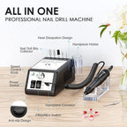 Professional Electric Nail Drill Machine Nail File Drill Set Kit - Image 2