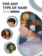 Years calm Men Shower Cap Reusable Waterproof, Dual-Layer Design, Double-Sided - Image 7