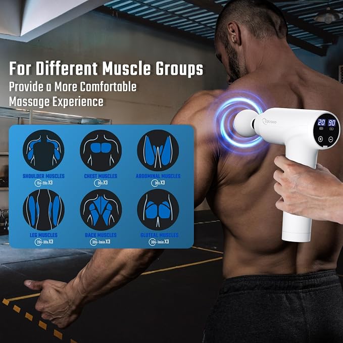 cotsoco Massage Gun Deep Tissue, Muscle Massage Gun Back Massager - Image 7