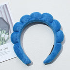 Spa Headbands for Washing Face Soft Puffy Bubble Headbands Wristband for Women - Image 3