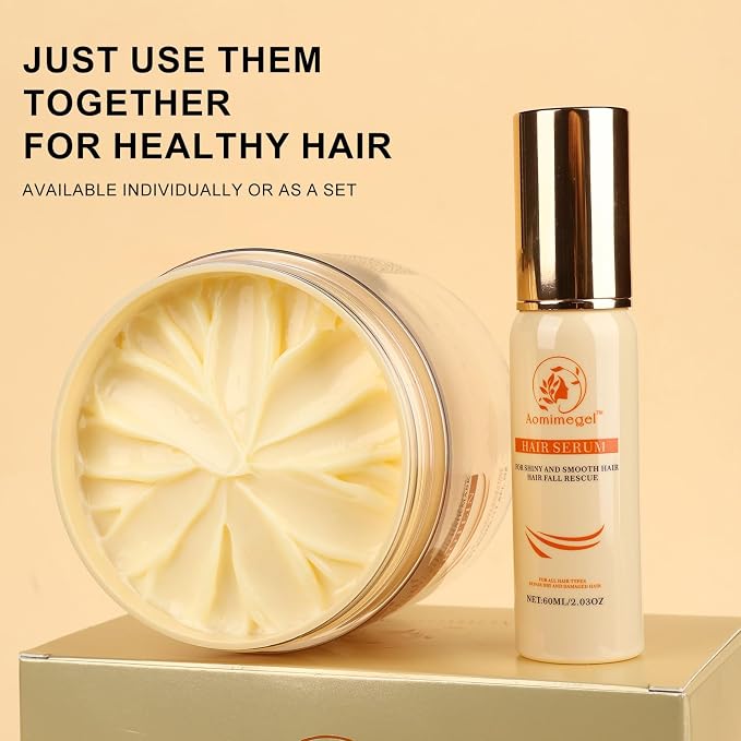 Hair Mask Argan Oil Set Deep Repair Conditioning Collagen Hair Treatment - Image 7