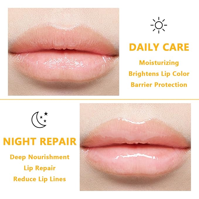 5 PCs Bee Balm Lip Mask, Moisturizing Lip Balm & Scrubs, Prevents Dry & Cracked - Image 6