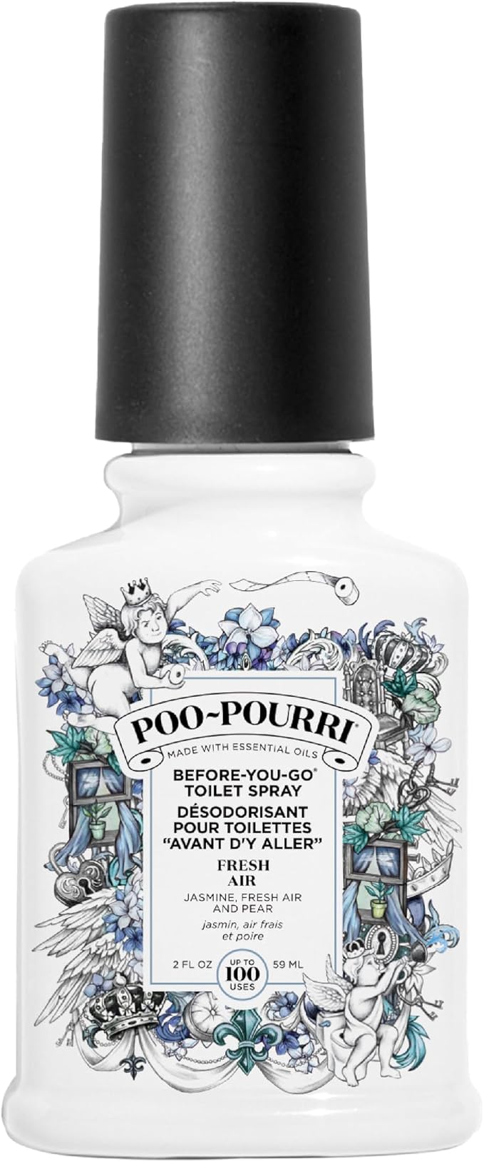 Poo-Pourri Before-You-Go Toilet Spray, Fresh Air, 2 Fl Oz by %7EPourri