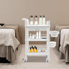 Salon Storage Cart, 3 Tier Rolling Beauty Organizer - Image 9
