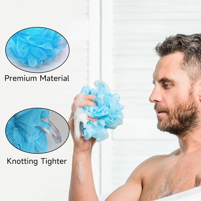 Luffa Loofah Sponge Shower Loofahs 50g Shower Bath Sponges Exfoliating Mesh - Image 4