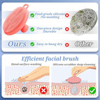 Silicone Back & Body & Face Scrubber Set 3PCS, Gentle Exfoliating Back & Body - Image 5
